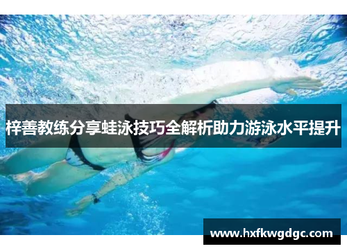 梓善教练分享蛙泳技巧全解析助力游泳水平提升